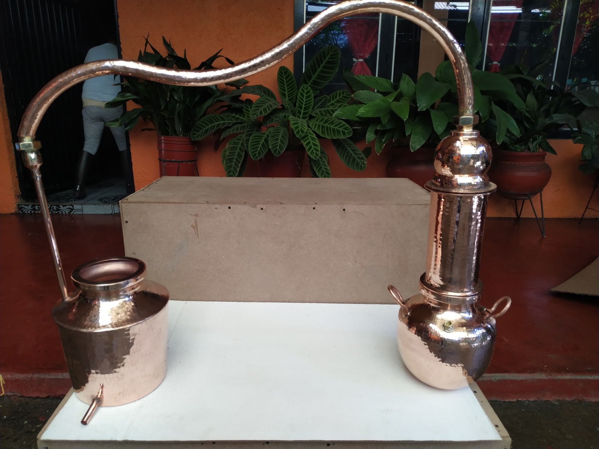 Alambique para esencias 7 litros $ 10.000